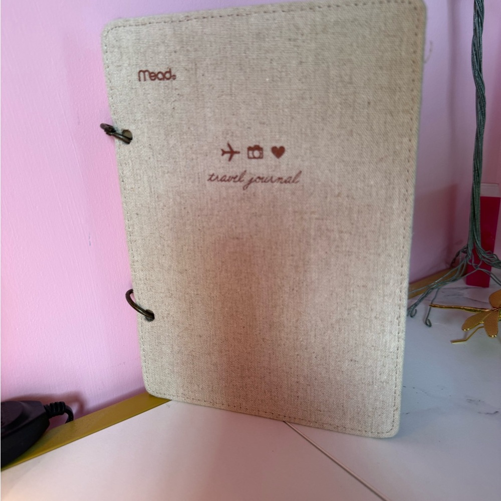 NEW Mead Travel Journal in Beige